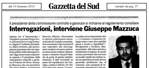 Gazzetta 10 1 2014