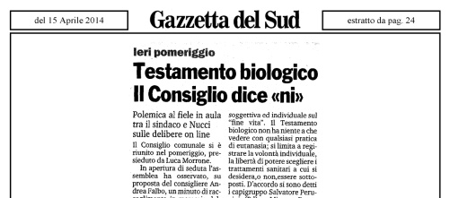 Gazzetta 15 4 2014