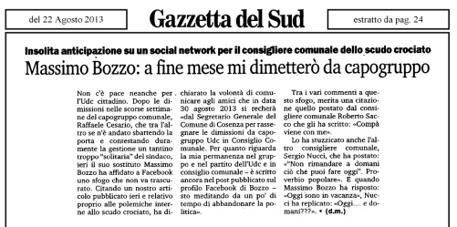 Gazzetta 22 8 2013