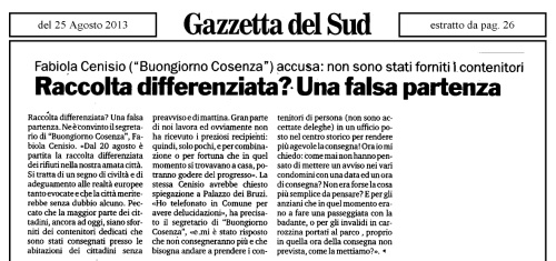 Gazzetta 25 8 2013