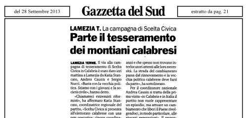 Gazzetta 28 9 2013