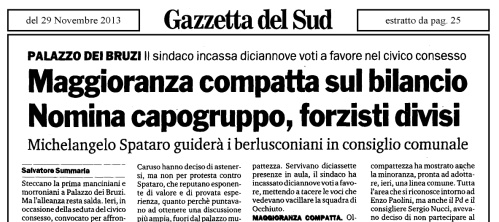Gazzetta 29 11 2013
