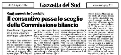 Gazzetta 29 4 2014